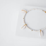 White anklet with seashells - Image 4