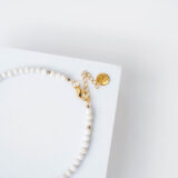 Sea star anklet with blue details in gold - GG Unique