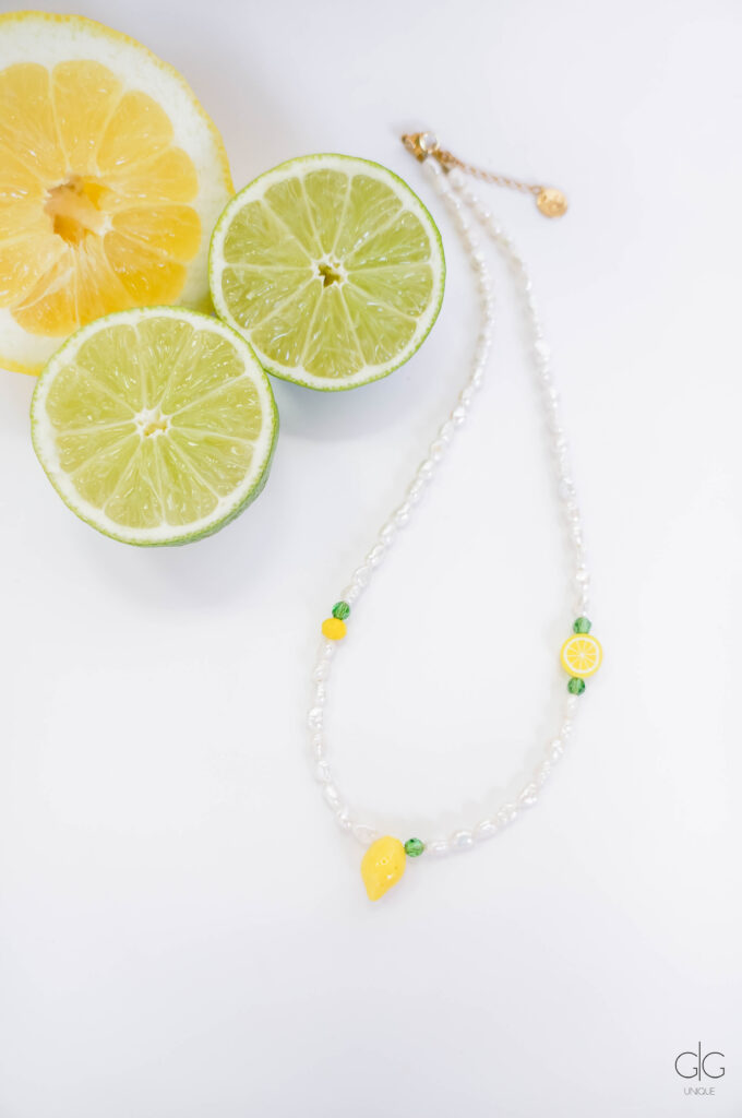 Double lemon pearl necklace - GG Unique