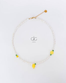 Double lemon pearl necklace - GG Unique
