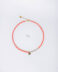 Orange crystals daisy necklace - GG Unique