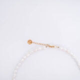 Pearl necklace with colorful crystals - GG Unique