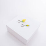 Mini hoop lemon earrings - GG Unique