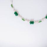 Pearl and green jadeite necklace - GG Unique