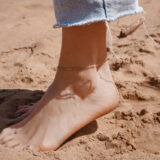 Minimal gold chain anklet - GG Unique