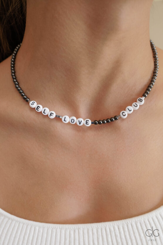 SELF LOVE CLUB necklace - GG Unique