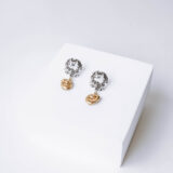 Exclusive silver and gold earrings - GG Unique