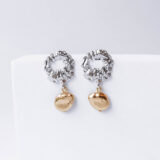 Exclusive silver and gold earrings - GG Unique