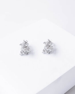 Exclusive silver no-shape earrings - GG Unique