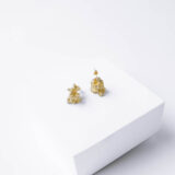 Exclusive gold no-shape earrings - GG Unique
