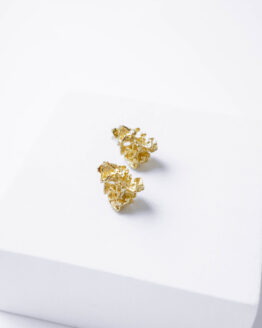 Exclusive gold no-shape earrings - GG Unique
