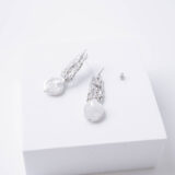 Exclusive silver earrings with Keshi pearls - Image 3