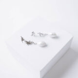 Exclusive silver earrings with pearls - GG Unique