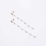 Exclusive long small pearl earrings - GG Unique