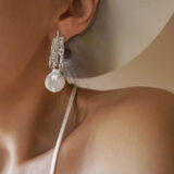 Exclusive silver earrings with Keshi pearls - GG Unique