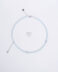 Light blue crystals star necklace - GG Unique