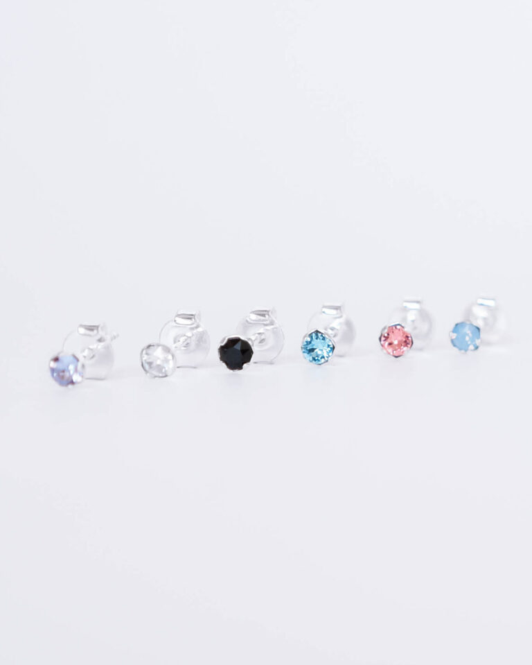Colorful silver earrings - GG unique
