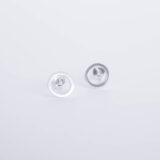 Minimal silver circle earrings - GG Unique