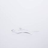 Minimal silver long wavy earrings - GG Unique