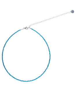 Blue crystals choker necklace - GG Unique