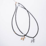 Black necklace with dog - GG Unique