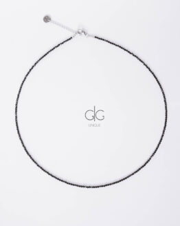 Spinel stone necklace