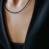 Spinel stone necklace