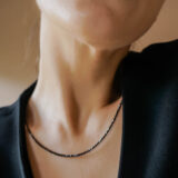 Spinel stone necklace