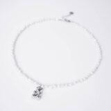 Trendy teddy bear pearl necklace - GG Unique