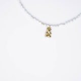 Teddy bear pearl necklace in gold - GG Unique