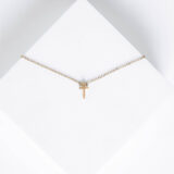 Cross necklace in gold