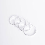 Minimal silver bubble ring