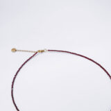 Garnet stone necklace