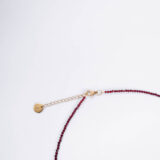 Garnet stone necklace