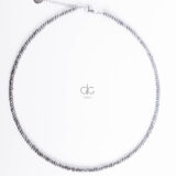 Gray pearl necklace
