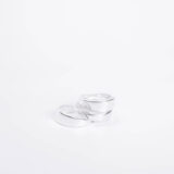 Stylish thick silver ring
