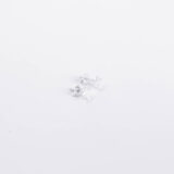 Minimal silver cross earrings