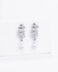 Exclusive silver earrings with mini pearls
