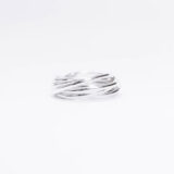 Unique 9 silver ring set