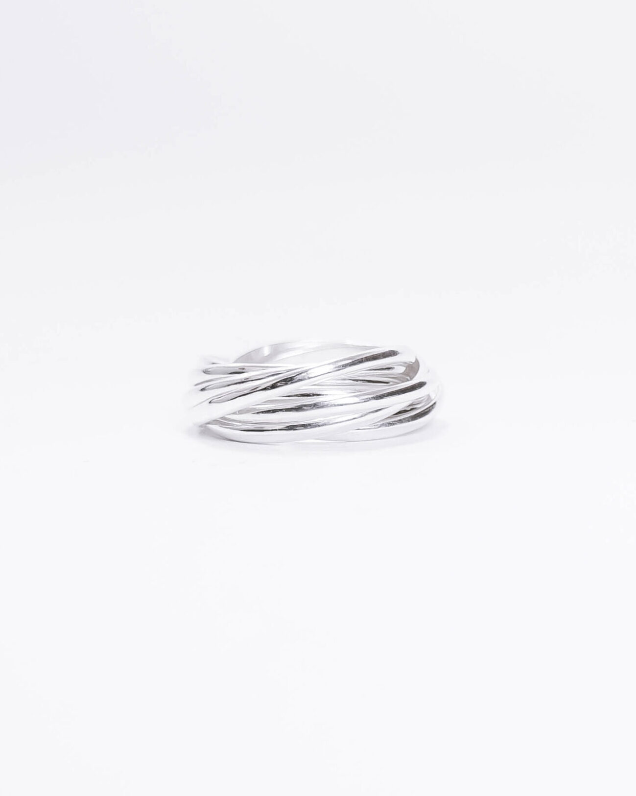 Unikalus sidabrinis žiedas