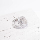 Unique 9 silver ring set