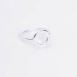 Karma silver ring