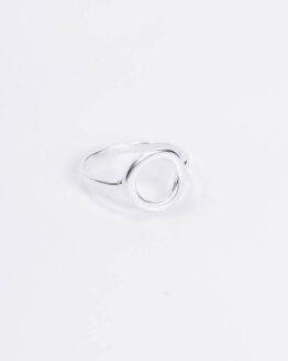 Karma silver ring