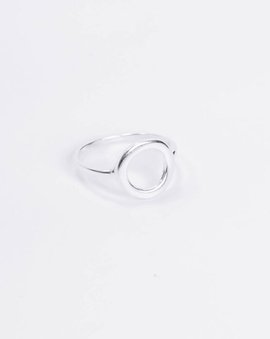Karma silver ring