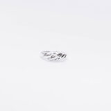Trendy silver ring