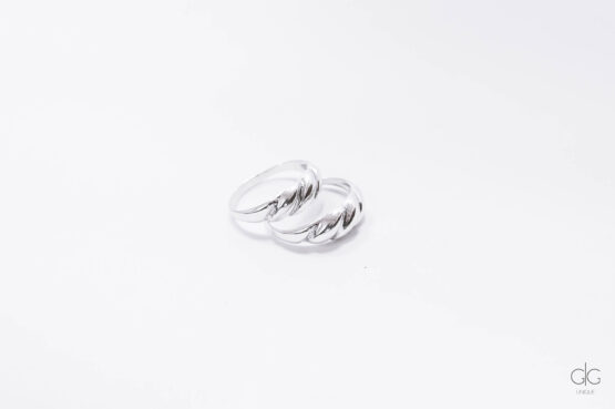 Pinto stiliaus sidabrinis žiedas