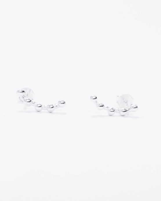 925 silver bubble earrings