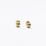 Gold-plated silver bubble earrings
