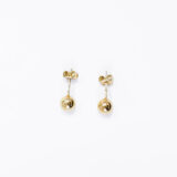 Gold-plated silver bubble earrings