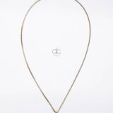 Chain necklace with black pendant